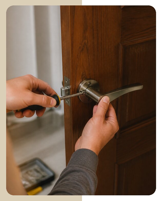 Профессиональная замена дверной ручки с выездом в Пушкине